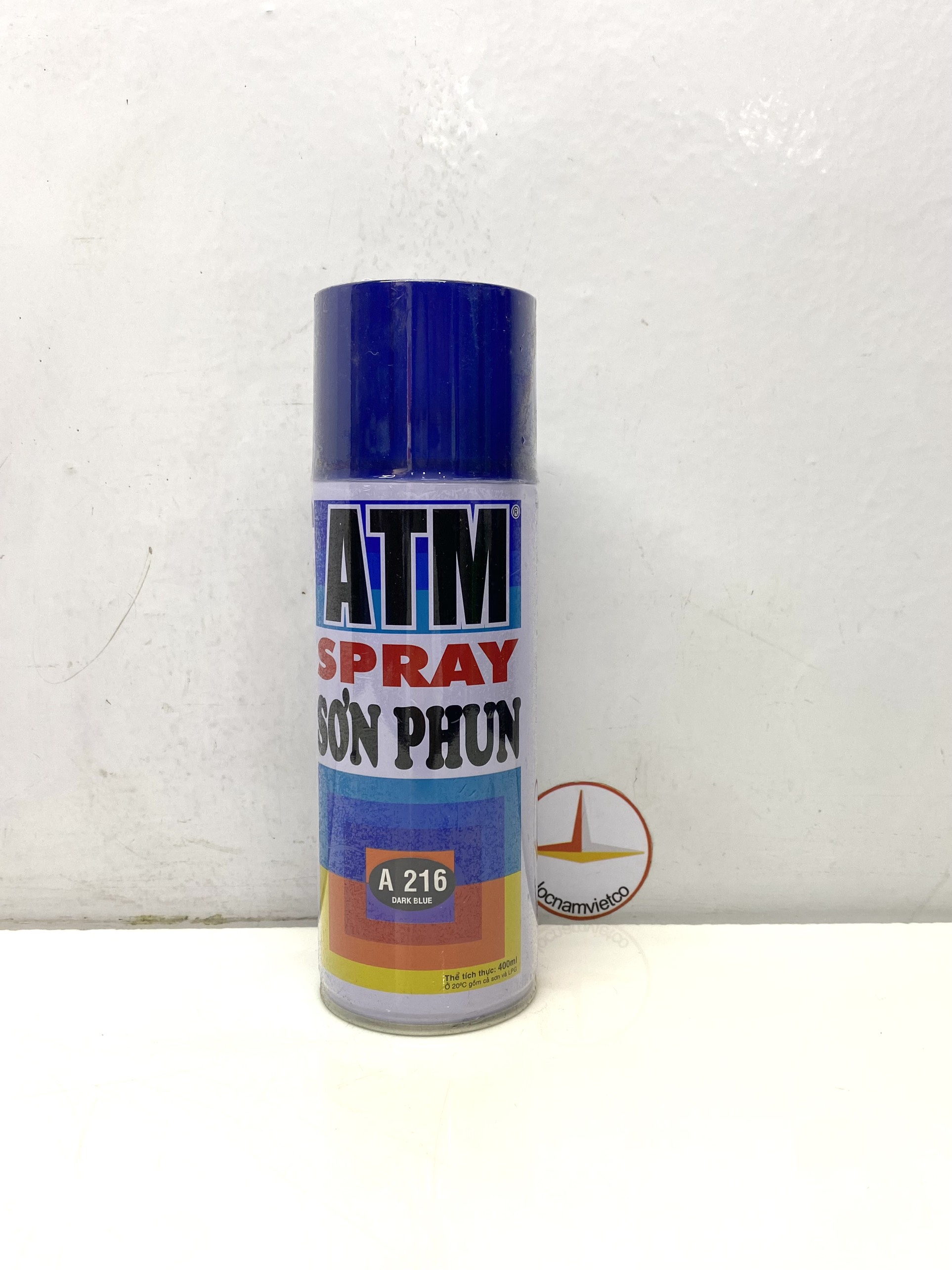 Sơn phun, sơn xịt ATM màu xanh đen Dark Blue A216