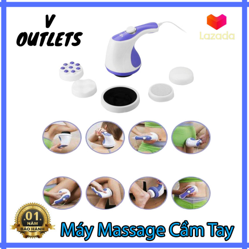 Đánh Tan Mỡ Bụng, Máy Massage Cầm Tay - Dòng Máy Mát Xa Được Ưa Chuộng Nhất, Máy Massage Toàn Thân Giá Rẻ, Máy Massage Cầm Tay Relax & Spin Tone Chất Lượng Cao, Siêu Tiện Lợi, Giá Tốt