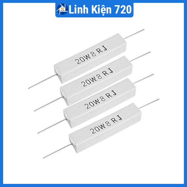 Điện trở công suất 20W sai số 5% ( trở sứ )