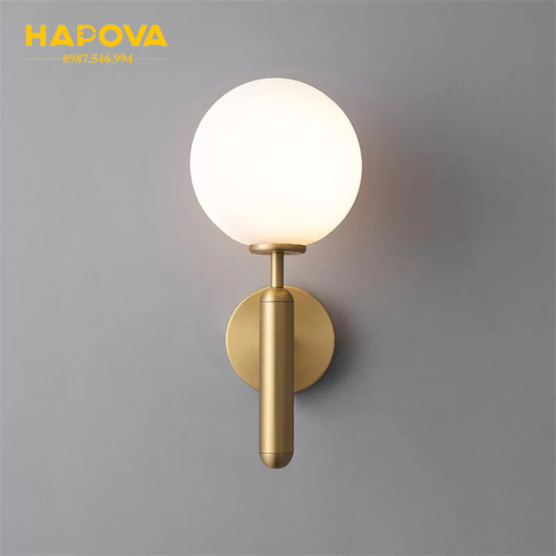 Đèn ngủ treo tường, đèn tường trang trí HAPOVA AMINUS 1730 + Kèm bóng led AS vàng