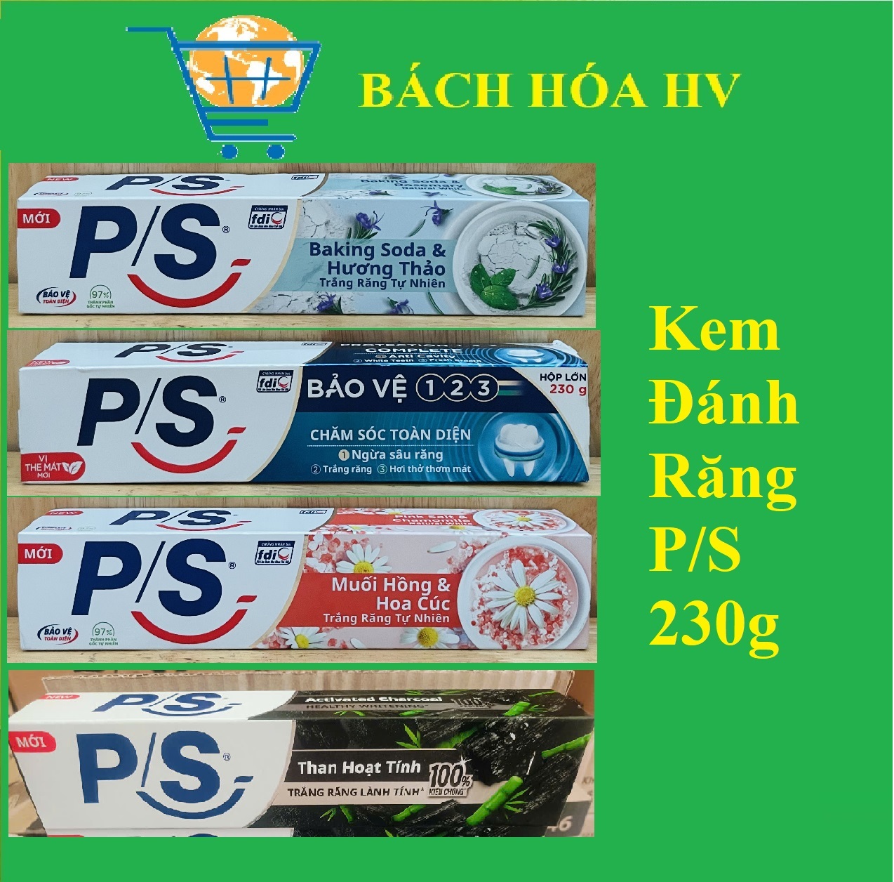 P/S kem đánh răng 230g - BACH HOA HV