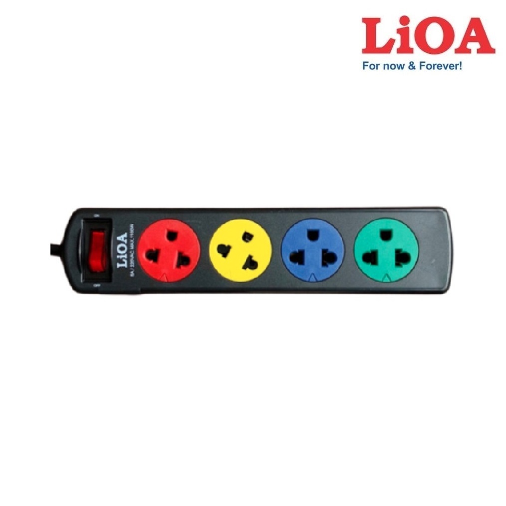 Ổ cắm lioa 4 ổ + 1 công tắc 4tsn3.2.5
