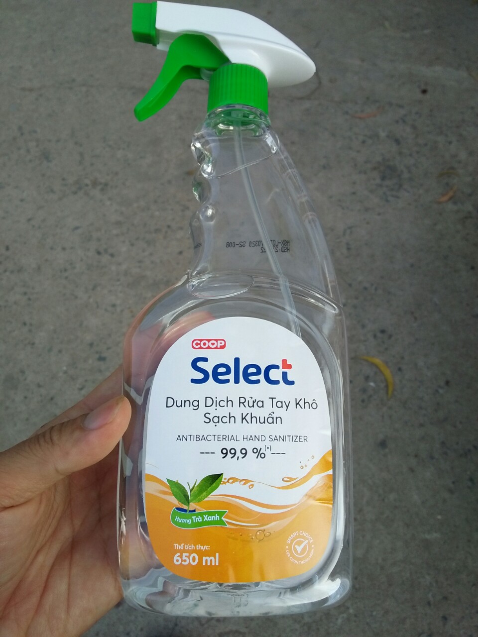 [HCM]Dung Dịch Rửa Tay Khô Select 650ml (Diệt sạch khuẩn)