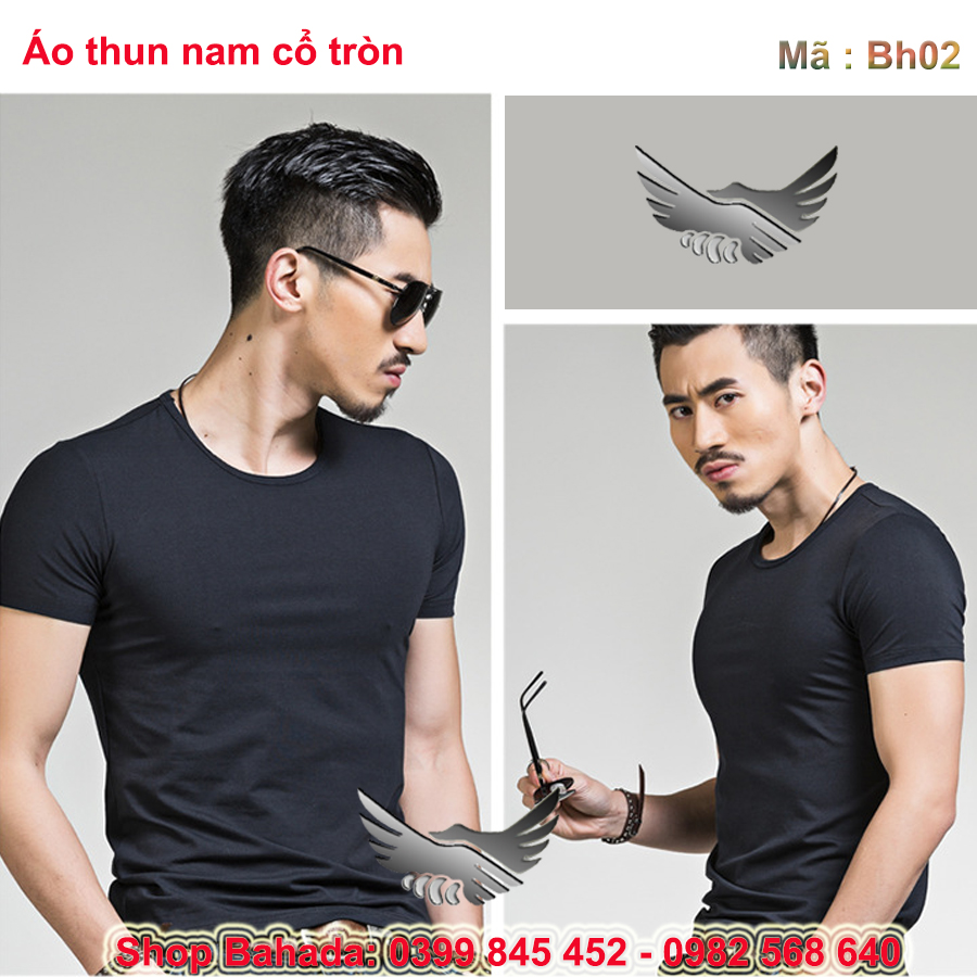 [HÀNG HOT] Áo thun nam fashion màu đen