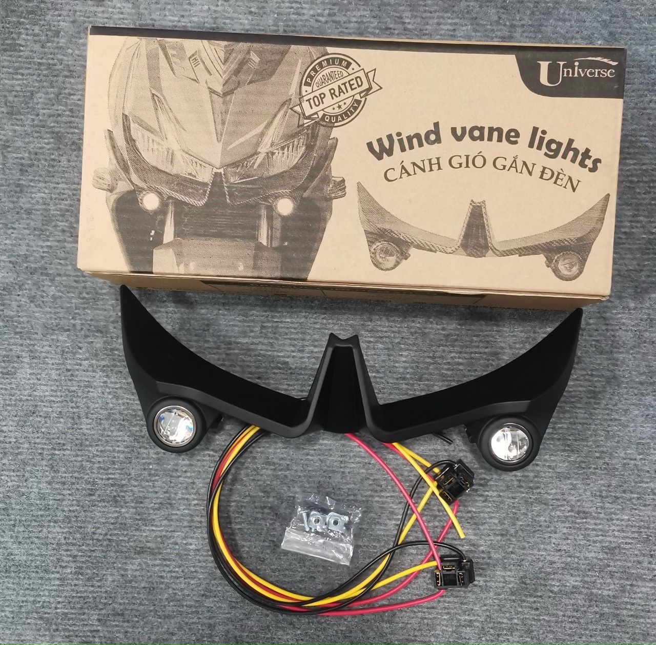 CÁNH GIÓ TRƯỚC WINNER X (ĐỦ MÀU) KÈM ĐÈN PHỤ MINI