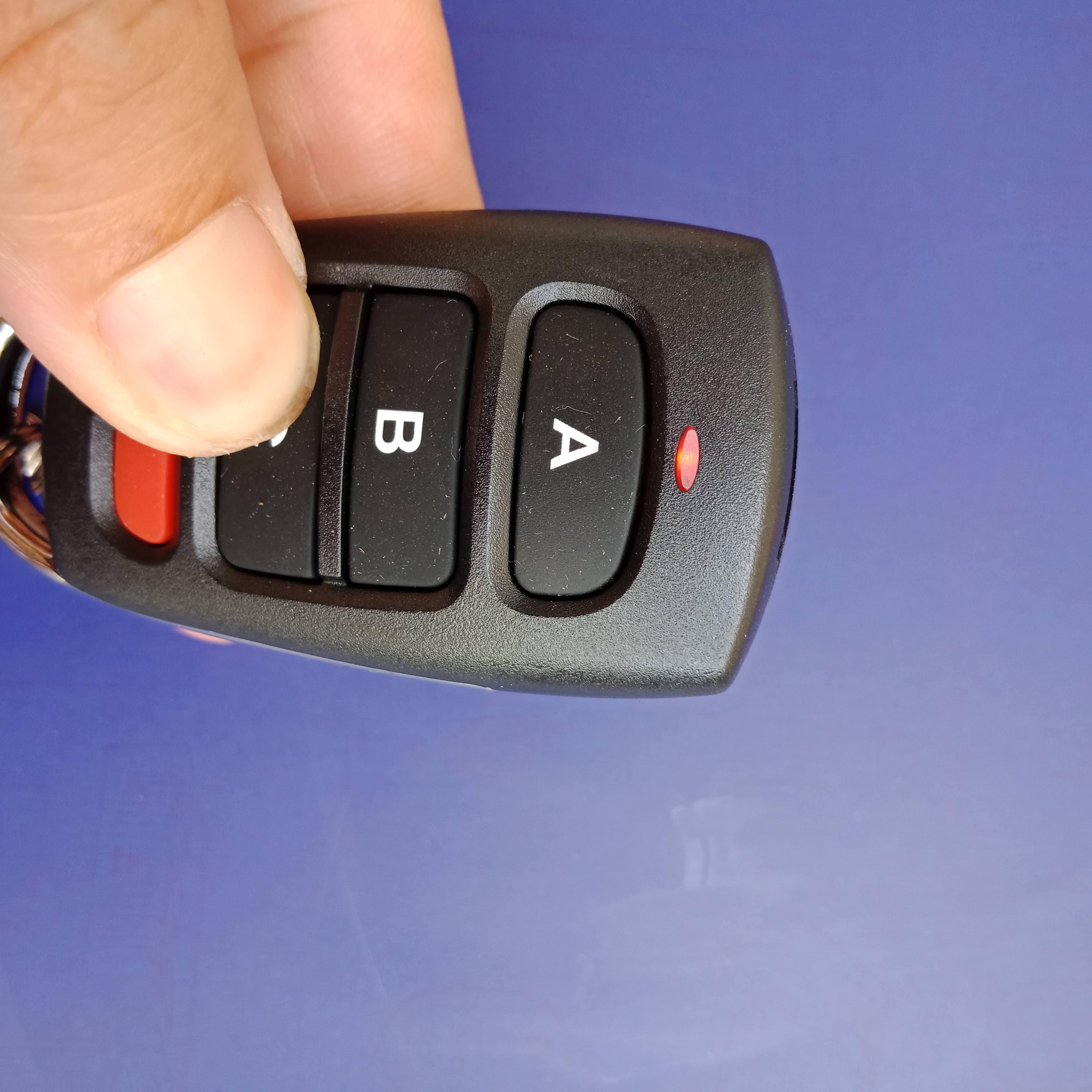 Remote 315Mhz 433Mhz 4 nút ABCD K323A, Remote điều khiển từ xa, tặng Móc treo, tặng Pin