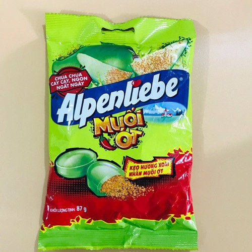Kẹo Alpenliebe hương xoài nhân muối ớt, gói 87g (30 viên)