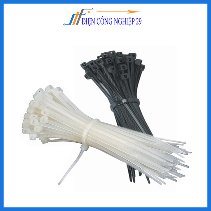Gói 250PCS Dây Thít Đen 5X300mm