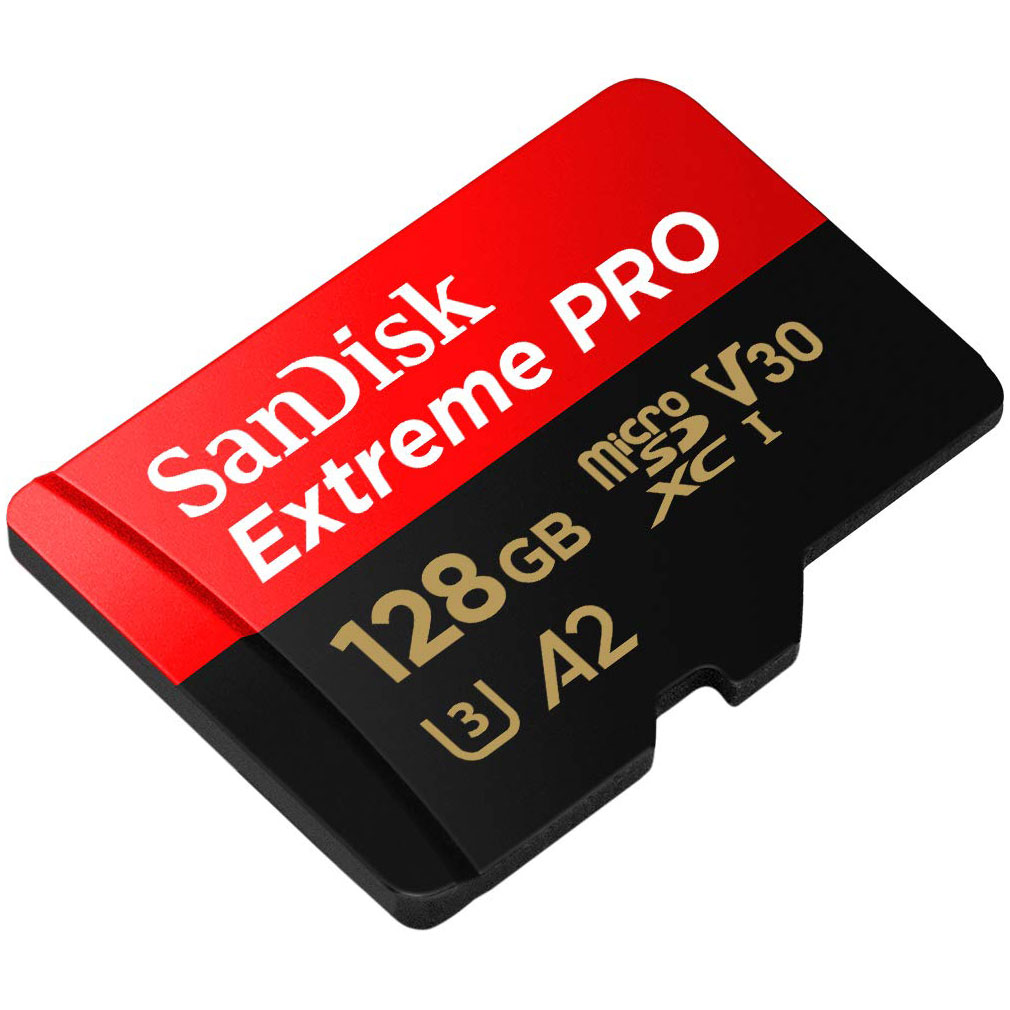 Thẻ nhớ Sandisk Micro SDXC Extreme Pro 128GB (170MB/s) + Adapter + Đầu đọc thẻ Micro