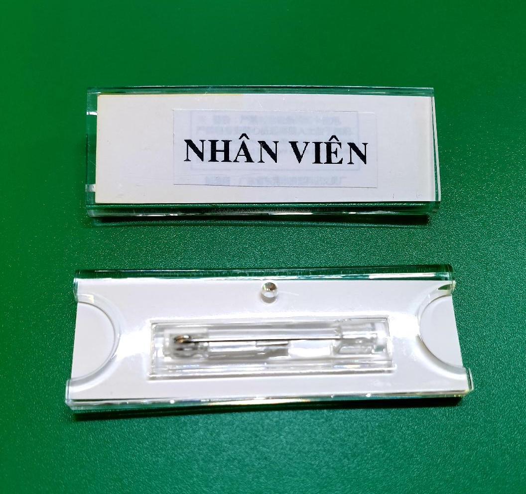 THẺ TÊN GHIM CÀI