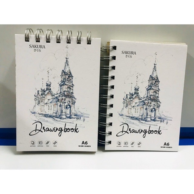 SỔ VẼ SAKURA A4/A5/A6 50 TỜ
