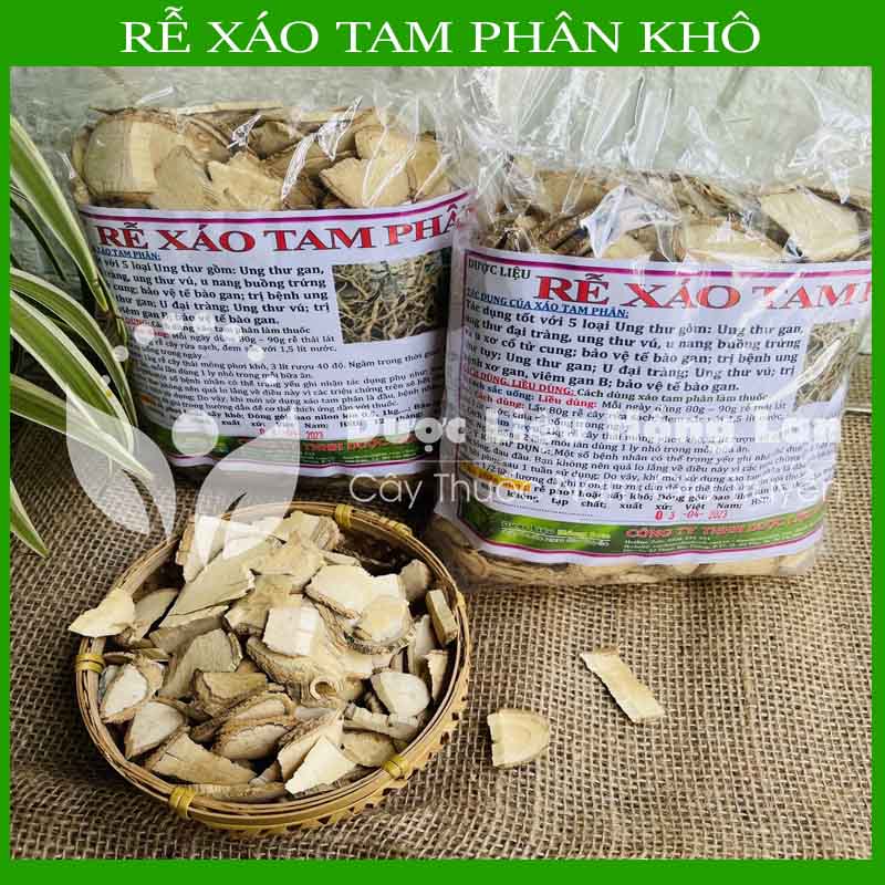 Rễ cây xáo tam phân khô đóng gói 100gram - công ty tnhh dược liệu hồng lan