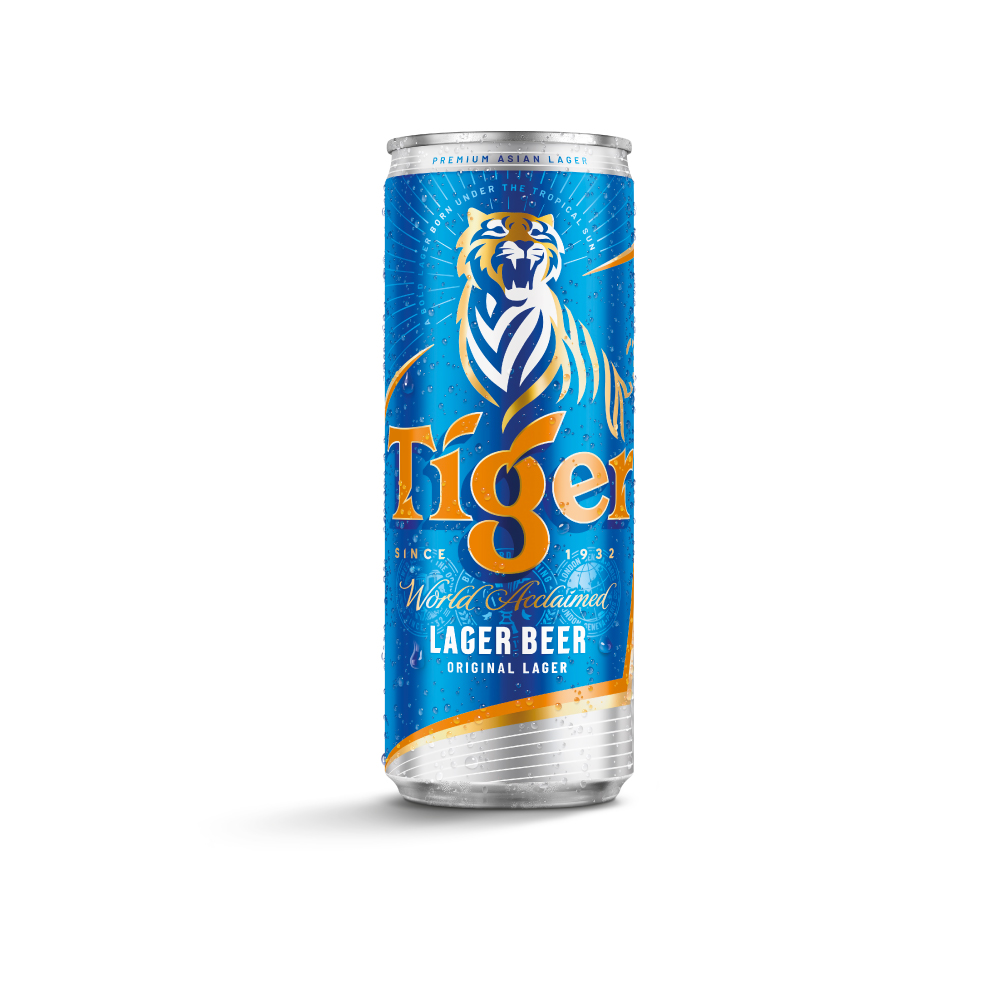 Thùng 24 lon bia Tiger 330ml/lon