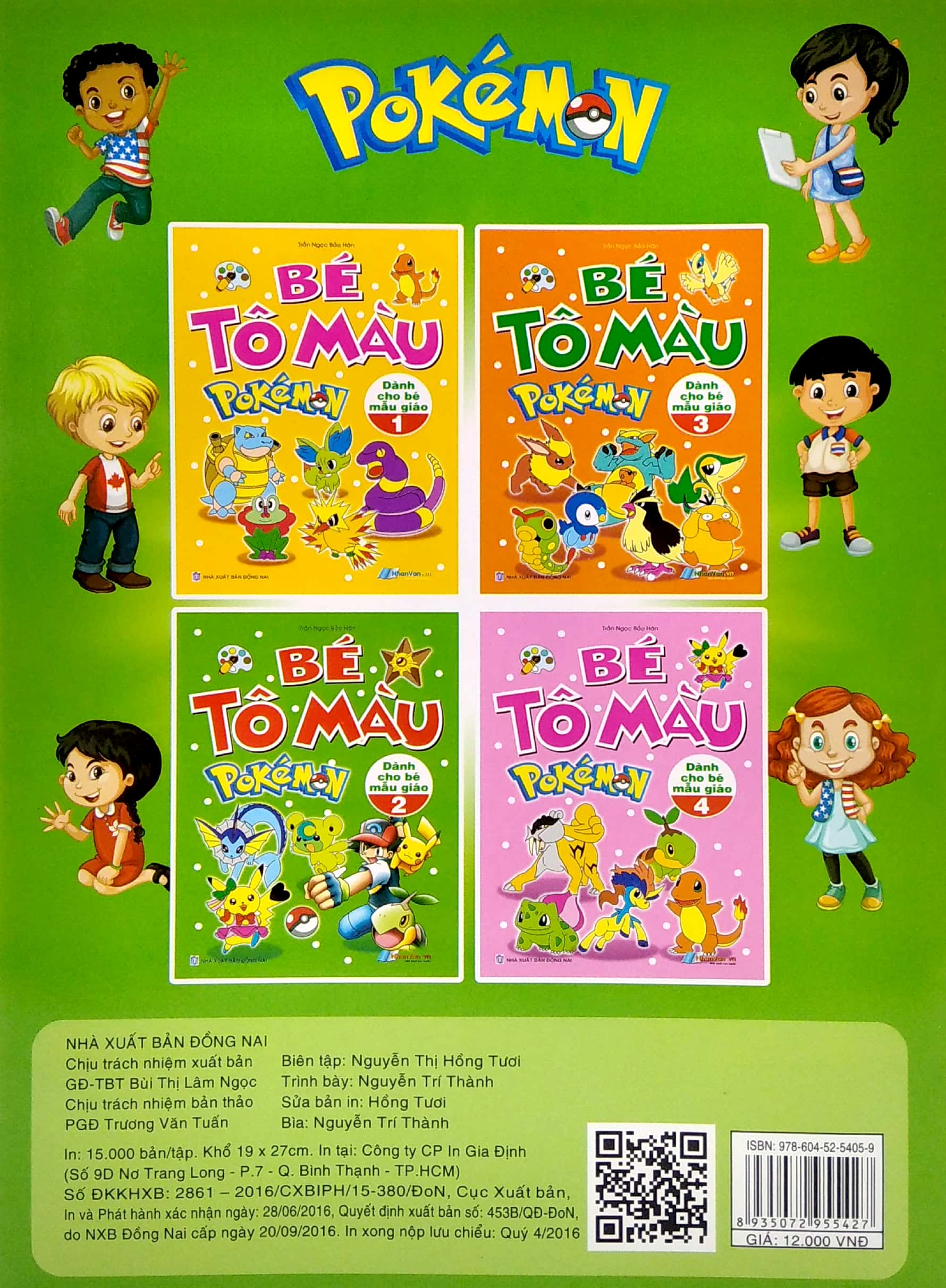 Sách Fahasa - Bé Tô Màu Pokemon - Tập 3