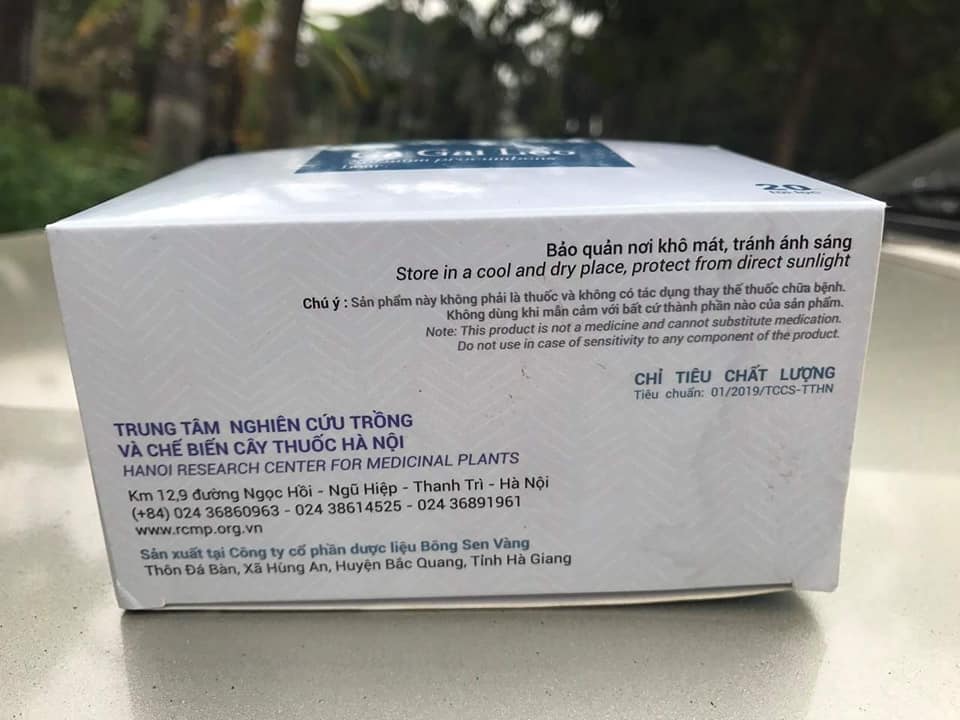 Trà túi lọc cà Gai leo hỗ trợ gan