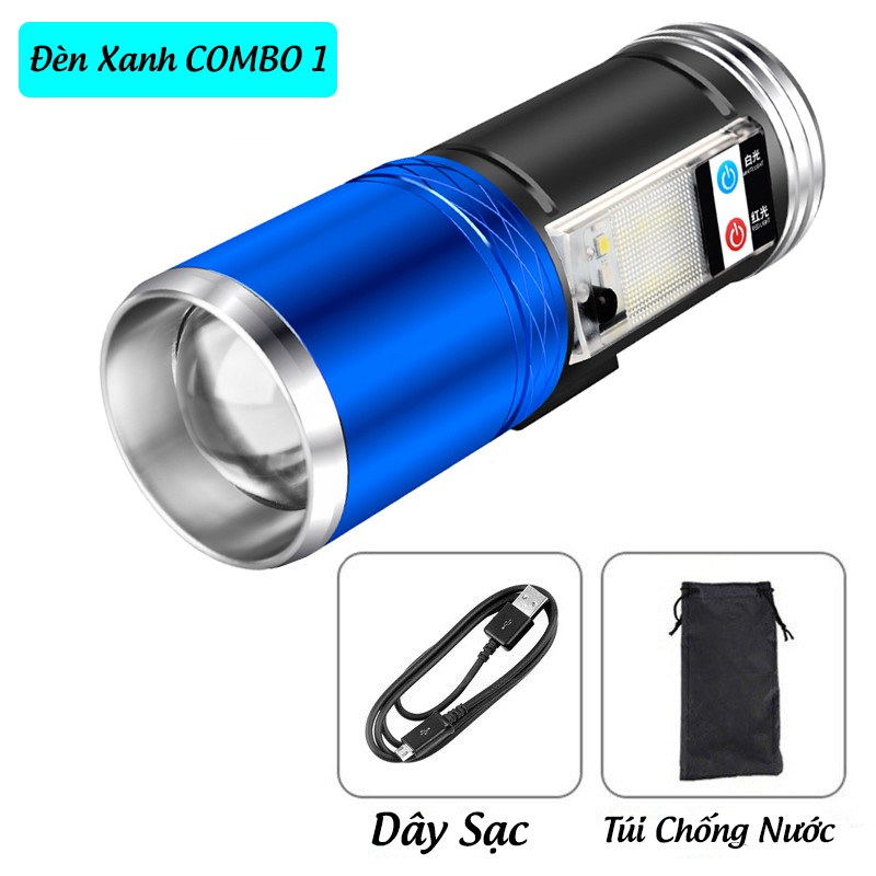 Đèn soi phao câu cá đa năng 4 chế độ màu đèn soi phao cao cấp bb54