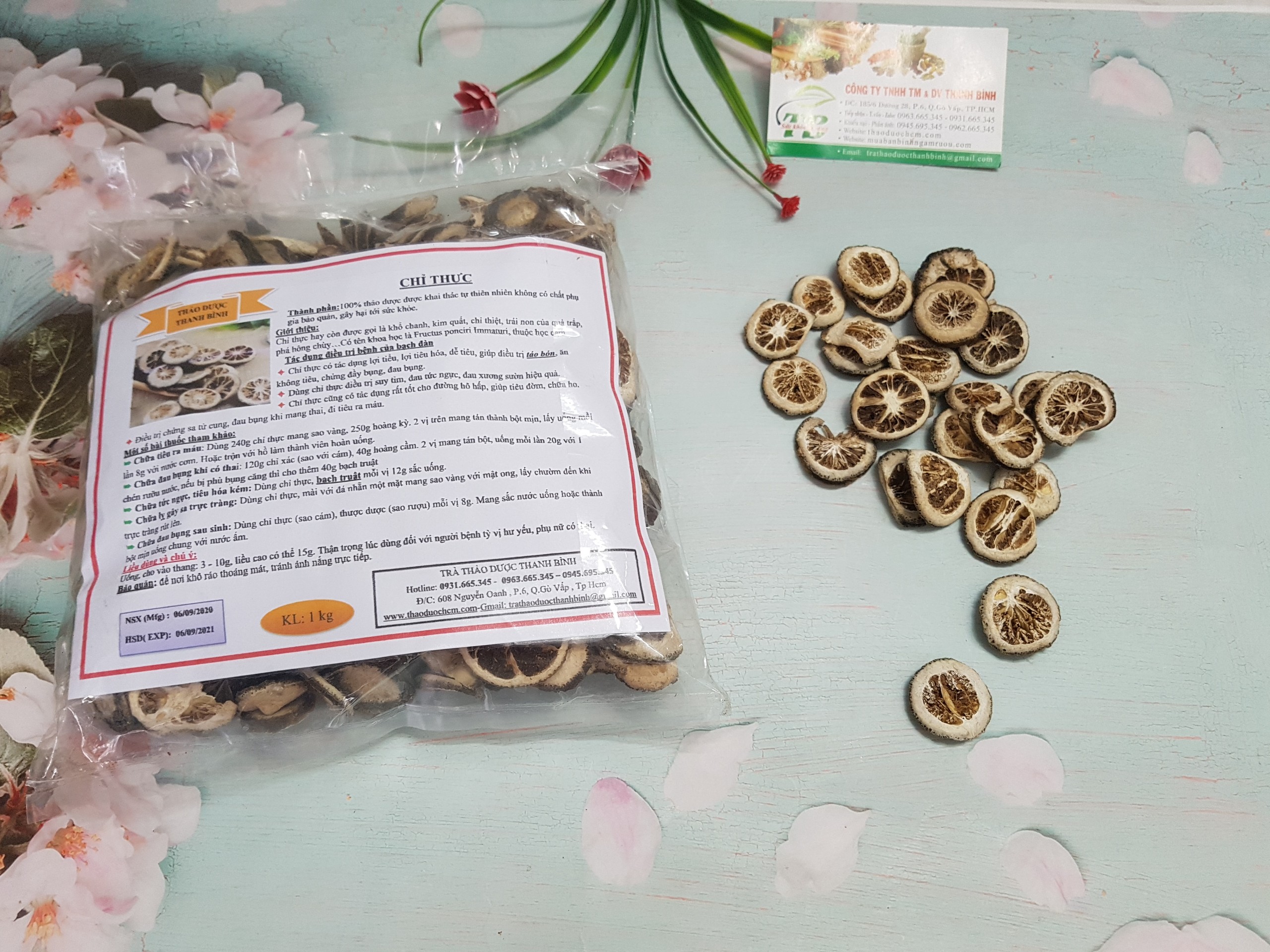 Chỉ Thực Khô 100G - Hàng Công Ty Giá Tốt