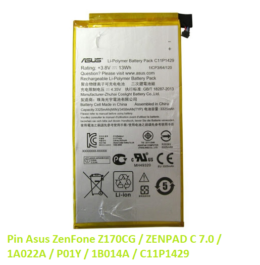 Pin Asus Zenpad C 7.0 / Z170CG / p01y / C11P1429