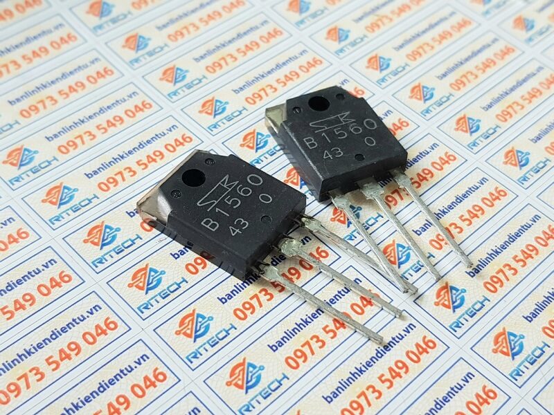 B1560 2sb1560 transistor pnp 150v 10a to-3p chính hãng