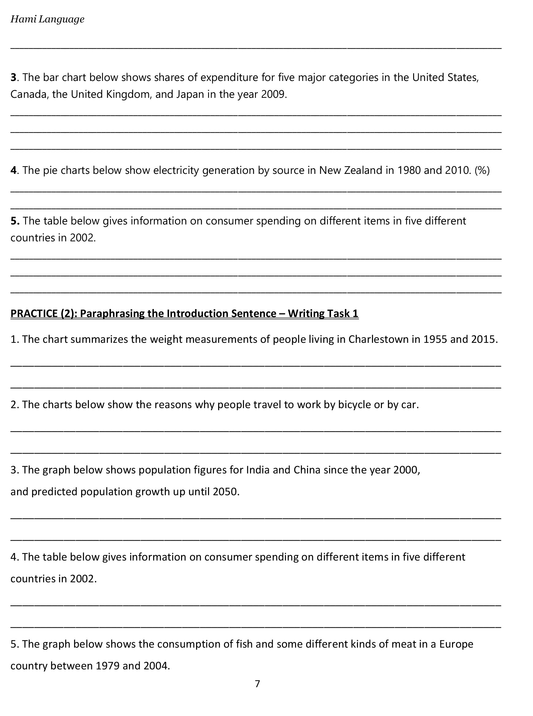 KEY TO IELTS WRITING Collected and Compiled by HAMI Language 2021 (Sách đen trắng)