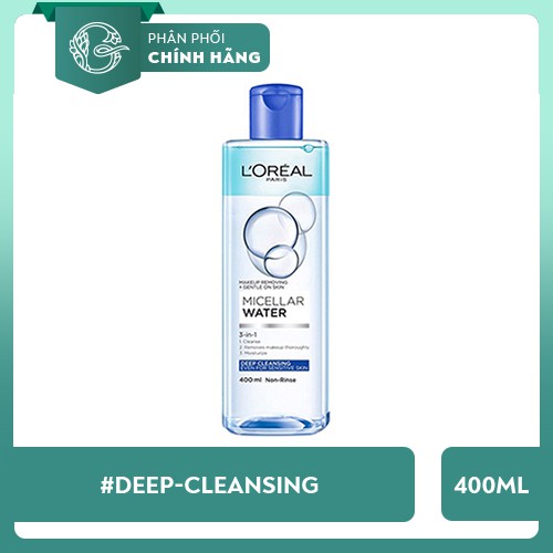 Nước Tẩy Trang L'Oreal Paris Micellar Water 400Ml