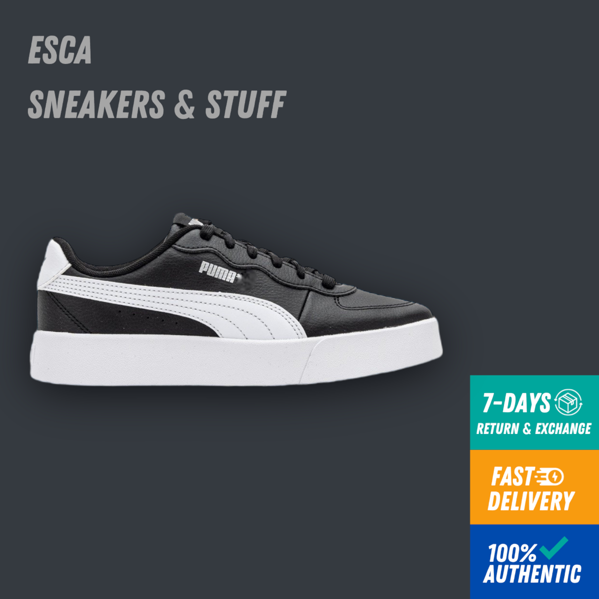 [CHÍNH HÃNG] Giày PUMA SKYE CLEAN BLACK - 380147 01