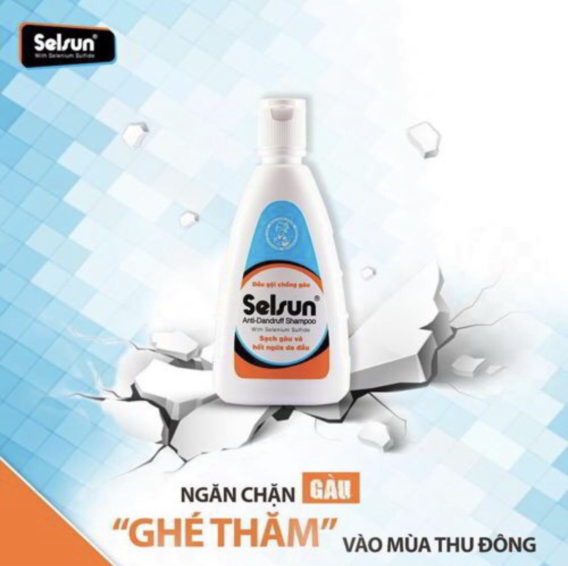 Shampoo anti-dandruff Selsun (100ml)