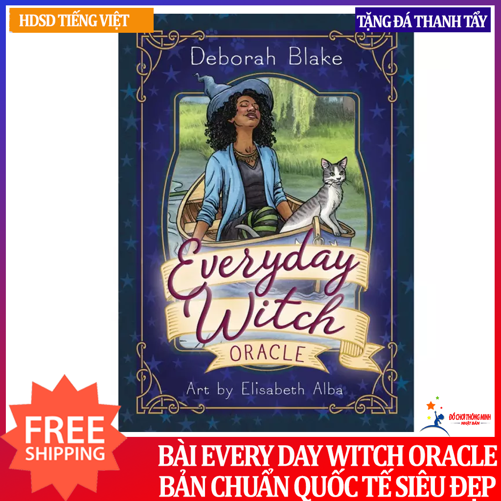 Bộ Bài Bói Tarot Everyday Witch Oracle Card Deck Cao Cấp Đẹp