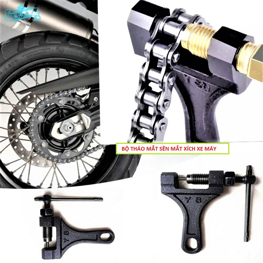 Bộ tháo mắt xích xe máy - xe đạp cao cấp - cảo sên xe - đồ chơi xe máy