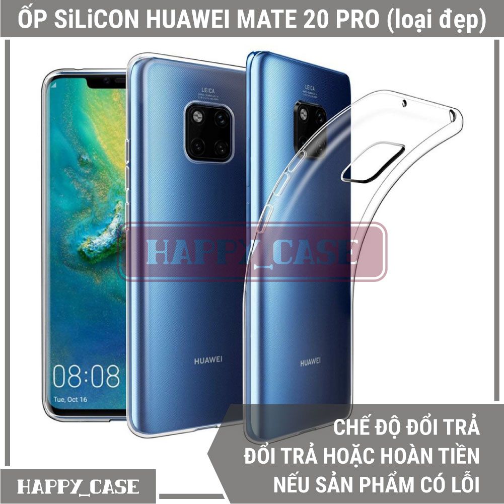 Ốp Lưng Điện Thoại Huawei Mate 20 Pro (Loại Đẹp) Thin Transparent Silicon