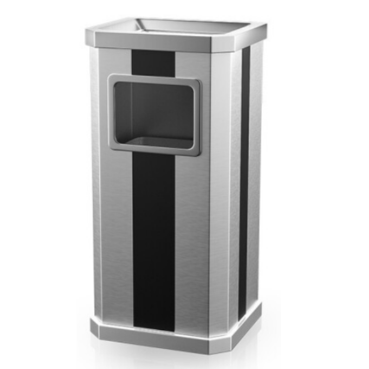 Thùng Rác Gạt Tàn Inox (Chữ nhật, vuông, tròn)