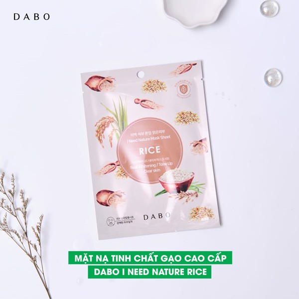 Mặt Nạ Tinh Chất Gạo DABO 23Ml