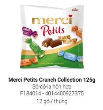 Kẹo Sô cô la (Chocolate) Storck merci Petits 125g