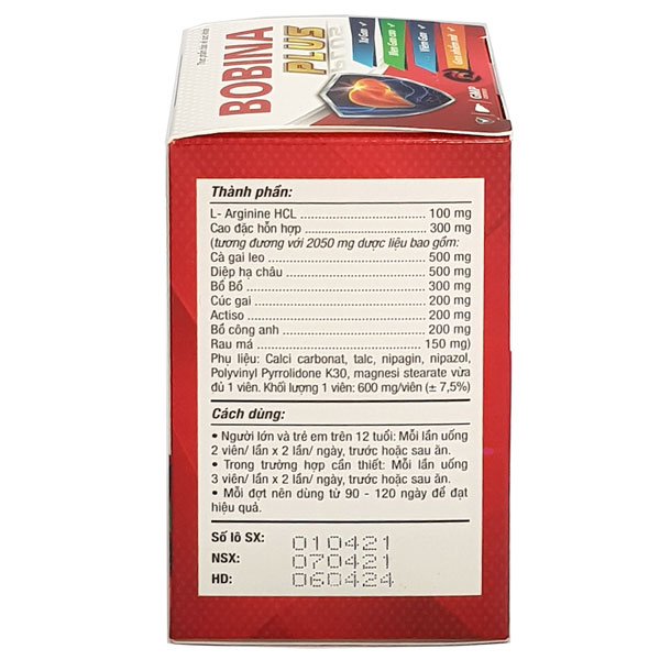 Mát gan giải độc BOBINA Plus PV - Châu Ngân