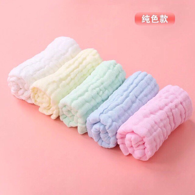 Khăn Xô 6 Lớp Rửa Mặt Cho Bé Siêu Mềm