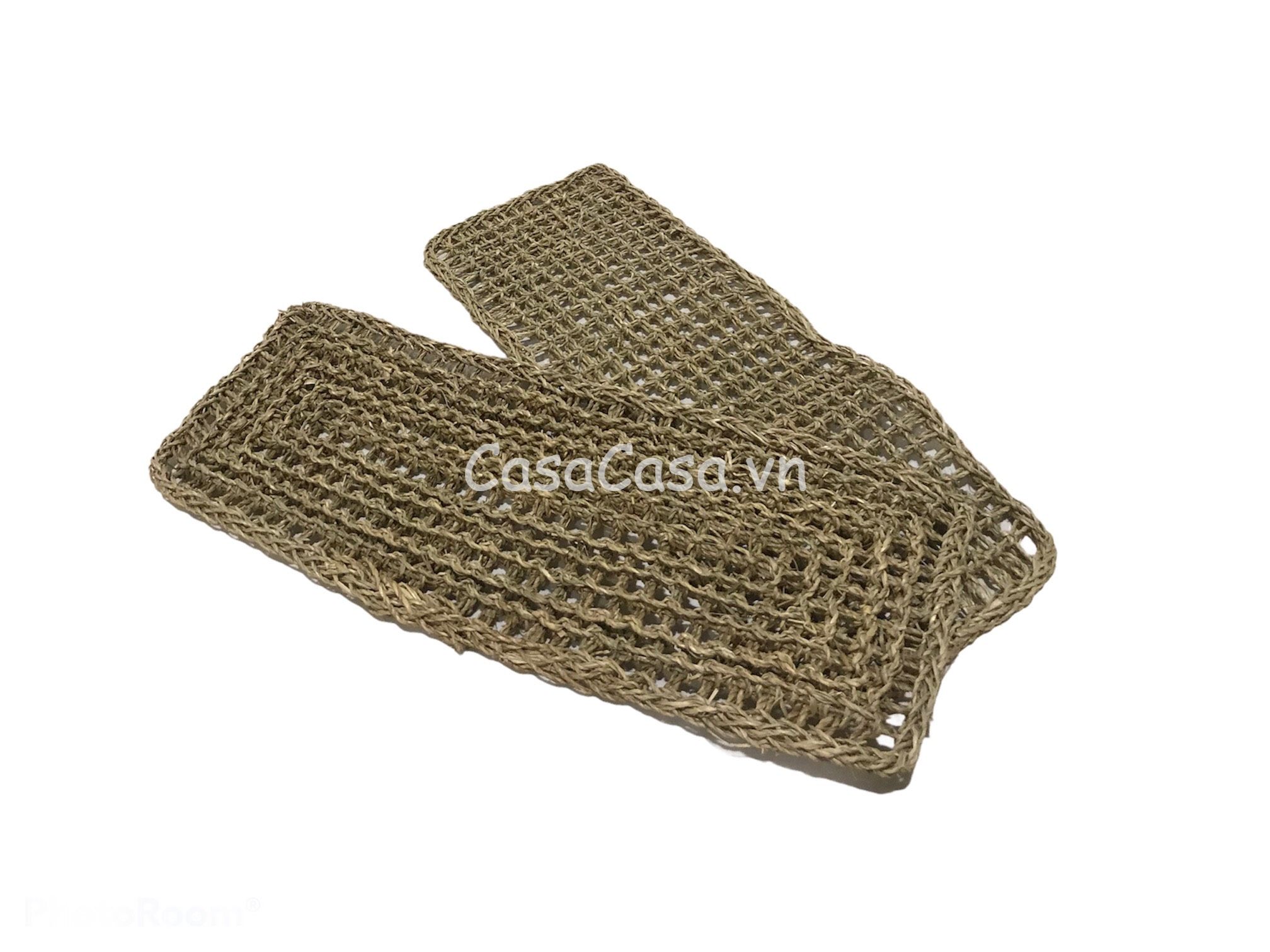 Thảm chùi chân chữ nhật đan cói-BH2706A/1NA