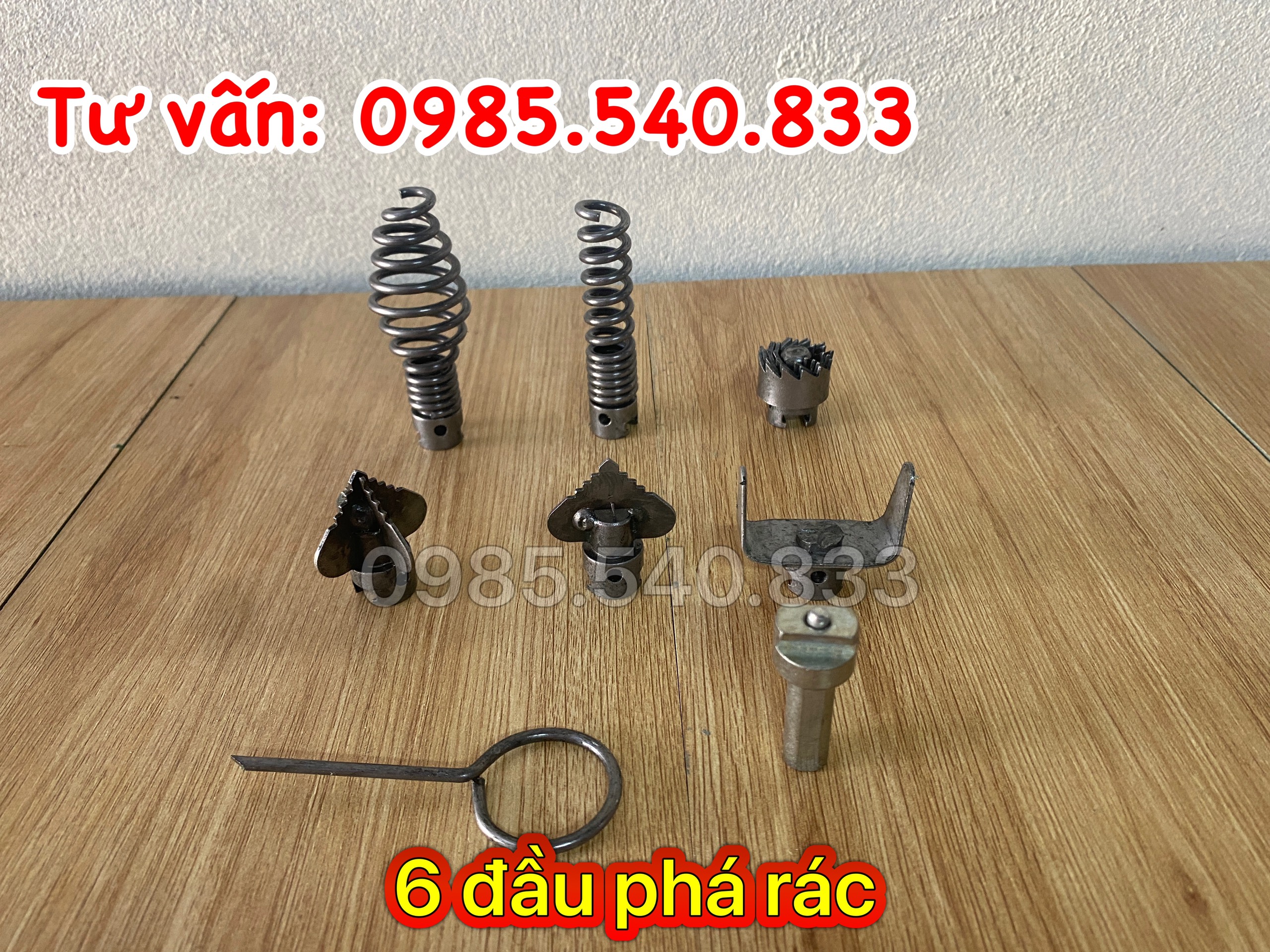 Dây thông cống dùng cho máy khoan dài 3M ( 3M + 6 đầu thông + kết nối máy khoan....)