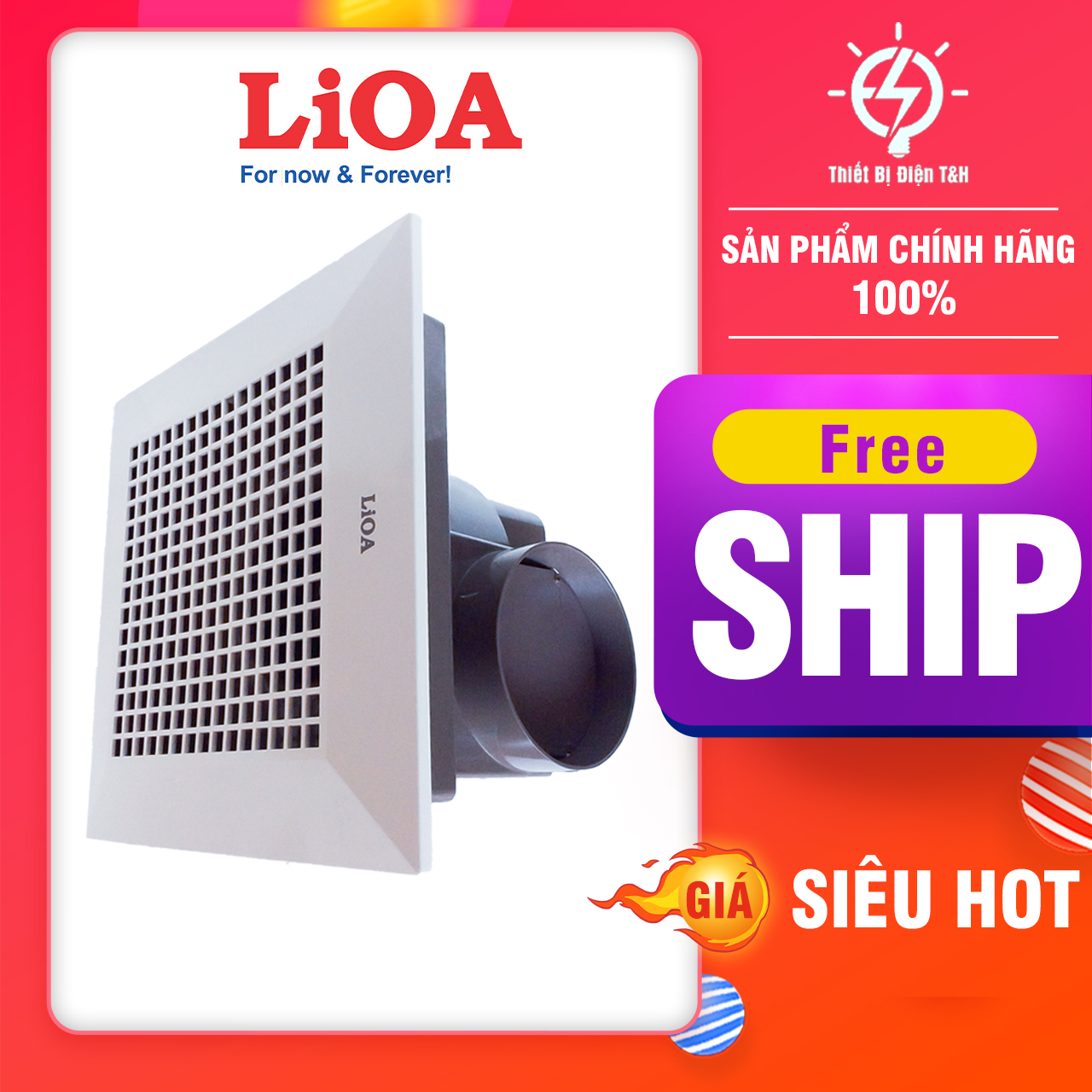 Quạt thông gió, quạt hút mùi, thông gió, gắn nhà vệ sinh, nhà bếp, tường, phòng ngủ, LIOA EVF24CU7