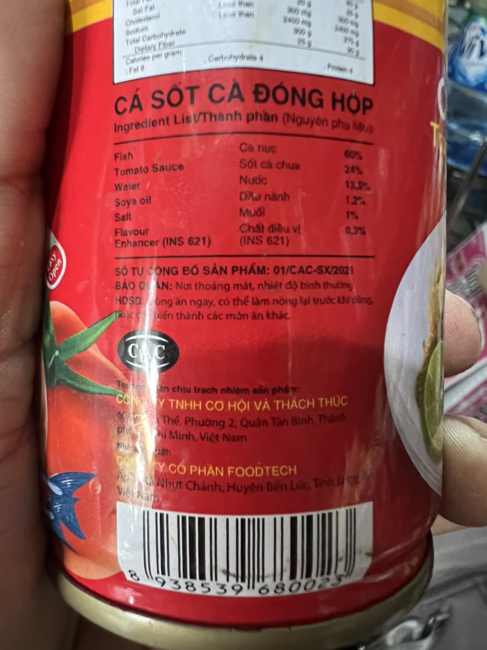 Cá Sốt Cà Minervar Thái Lan 155g - Tạp hóa Bát Muội