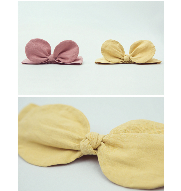 Băng đô/turban nơ đứng cho bé gái