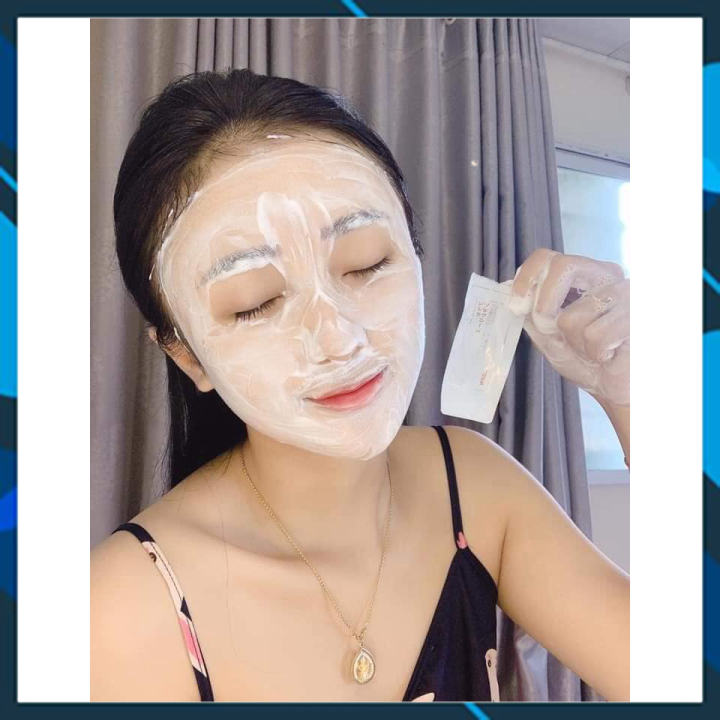 [HCM]Mặt Nạ Ủ Trắng Sủi Bọt Nhau Thai Nhật Bản