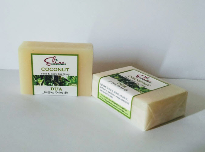 xà bông dừa 120g