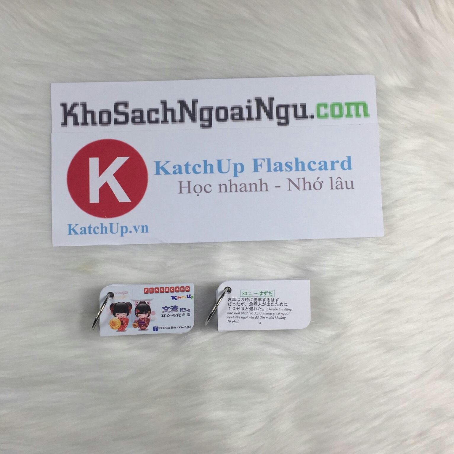 [HCM] Bộ Flashcard Ngữ Pháp Trung Cấp N3 ( Mimikara Oboeru)