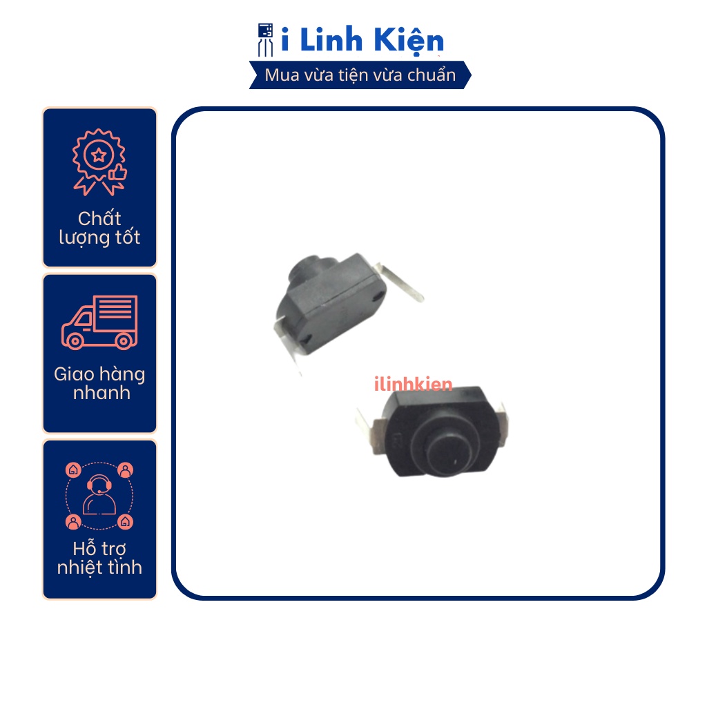 Công tắc đèn pin 2P chân cắm YT-1288