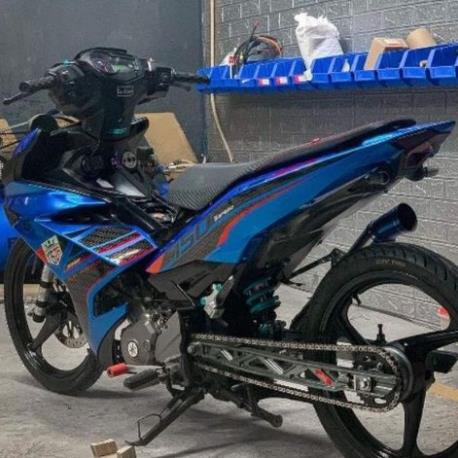 Tem rời exciter 150 y15zr xanh gp phối đỏ đen