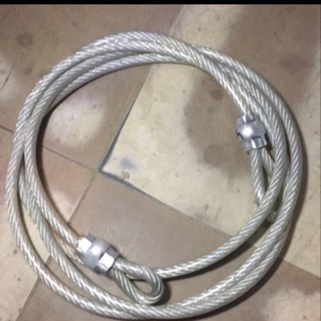 Cáp khoá xe nhiều kích cỡ phi 10 dài 3m