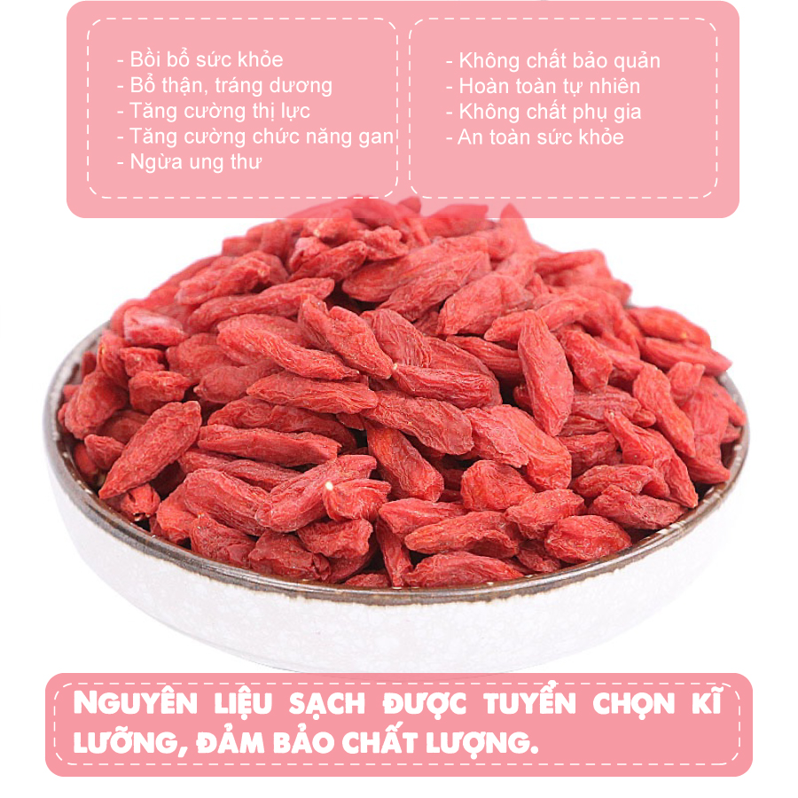 [Túi lớn loại 500gram] Trà câu kỷ tử sấy khô  - tấn phát - chuyên dùng để pha trà hỗ trợ cải thiện sức khoẻ