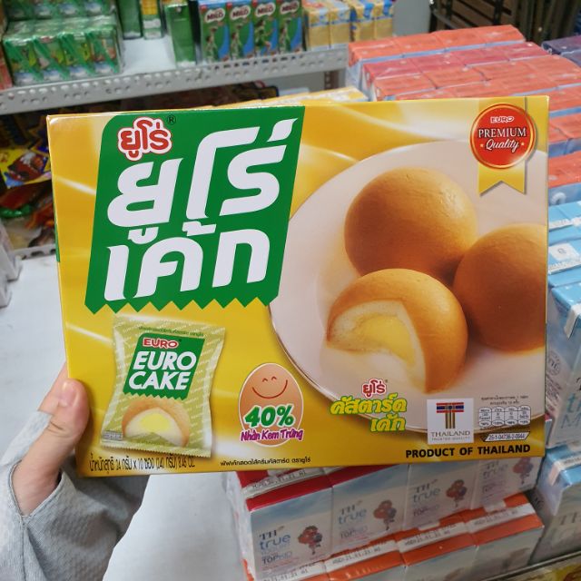 Bánh trứng Thái Lan Euro Cake 204g