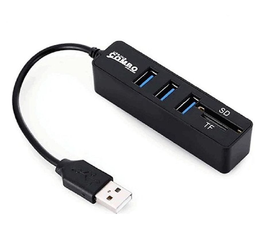 Hub combo usb + reader