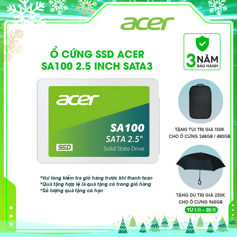 Ổ cứng SSD Acer SA100 SATA 3 2.5inch SSD tốc độ tối đa560MB s
